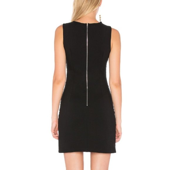 Line & Dot Ganen Black Lace Embroidered Mini Dress - Picture 3 of 10